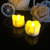 1Pcs 3.6*4.3Cm Battery Powered Flameless Led Candle Tea Night Light Christmas Decoration