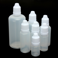 1Pcs 5 100ml Empty Plastic Squeezable Eye Liquid Dropper Bottles