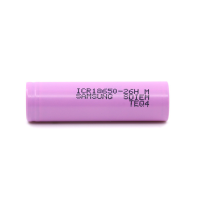 1Pcs Icr18650 26hm 2600mah Plate Head Rechargeable Li Ion Battery