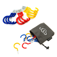 1Pcs Spiral Tent Peg Hook Camping Canopy Deck Board Fixing Screw Spike Nail