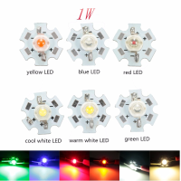 1W High Power Led Pcb Bulb Beads Chips Car Indoor Reading Lamp Aquarium Heat Sink