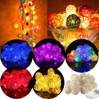 2.2M 20led Rattan Christmas Wedding Ball String Lamp Fairy Lights