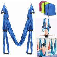 2.3 X 1.5M Aerial Anti Gravity Yoga Swing Inversion Decompression Hammock Trapeze