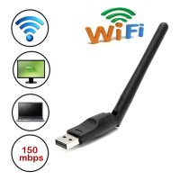 2.4G Wifi Usb Wireless Lan Adapter With Antenna For Mac Windows