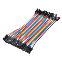 2.54Mm 11cm Row of 40 Pcs Dupont Cable Jumper Wire 1P 1P Pin Connector Female to Female