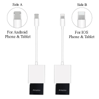 2 In 1 Micro Lightning To Sd Card Reader For Ios Android Phone Camera
