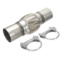 2 Inch X 8 Inch Car Tools Exhaust Clamp On Flexi Tube Joint Flexible Pipe Repairtools