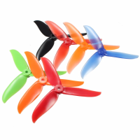 2 Pair Dalprop T5045c Cyclone 5 Inch 3 Blade Propeller Clover Prop Black Red Orange Green