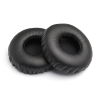 2 Pcs Black Replacement Pu Leather Soft Ear Pads Cushions For Headphone Headset K450 K430 K420 K480