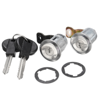 2 Pcs Lockcraft Door Lock Cylinder 2 Keys Set For Citroen Berlingo Peugeot Partner