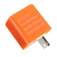 2 Pin Speed Adjustable Motorcycle Led Turn Signal Flasher Relay