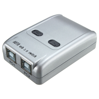 2 Port Usb 2.0 Auto Printer Sharing Switch Hub Selector Switcher For Printer Scanner Hm