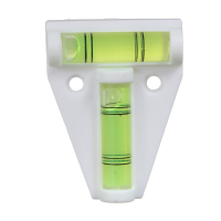 2 Way Mini T Spirit Level Tool Trailer Caravan Motor Camper Van Table White