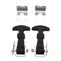 2 X 54.5Mm Car Auto Panel Hook Truck Rubber Bonnet Door Fastener Catch Pull Strap