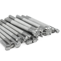 20 Pcs Leather Working Saddle Leather Craft Carve Stamps Making DIY Tools