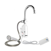 2000W Bathroom Instant Hot Water Tap Electric Water Heater Faucet Tankless Water Heater With Shower Head