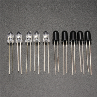 200Pcs 5mm 940nm Ir Infrared Diode Launch Emitter Receive Receiver Led