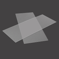 200X500mm Acrylic Perspex Sheet Cutting Panel Plastic Satin Gloss For Construction