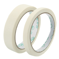 20M Masking Tape Roll Paintable General Purpose Crepe Paper Tape 2 Widths