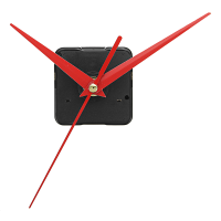 20Mm Shaft Length DIY Red Triangle Hands Silent Quartz Wall Clock Movement Mechanism For Replacement