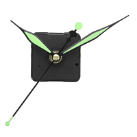 20Mm Shaft Length Green And Black Luminous Hands Diy Silent Quartz Clock Wall Movement Replacement Mechanism