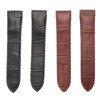 20Mm Soft Leather Watch Band Strap With Buckle Pin