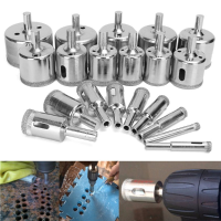 20Pcs 6 50mm Diamond Drill Bits Hole Saw Set For Glass Ceramic Marble