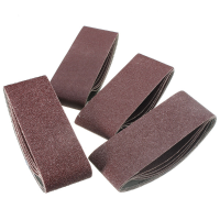 20Pcs 75mm X 457mm Sanding Belts Power Tool Sander Mixed Grit Grinding Sanding Belts 40/60/80/120 Gr