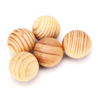 20Pcs Camphorwood Balls Pest Repellent For Wardrobe Cloth Drawer