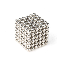 216Pcs Per Lot 3mm Magnetic Ball Buck Ball Intelligent Stress Relive Toys Silver