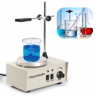 220V 150w Magnetic Stirrer Mixer Machine With Heating Plate 1000ml Laboratory