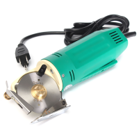 220V 70mm Rotary Blade Electric Fabric Cutter Round Knife Cloth Cutting Machine