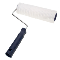 220X13mm White Aeration Latex Flooring Screed Self Leveling Painting Spiked Compound Roller
