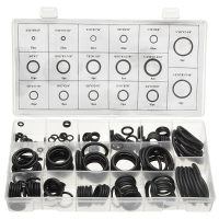 222Pcs Rubber O Ring Assortment Tap Washers Gasket Set Plumbing Seal Assortment