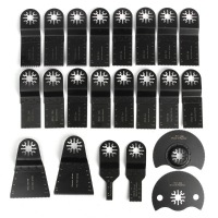 22Pcs Oscillating Multi Tool Saw Blade Kit For Multimaster Fein Bosch Makita
