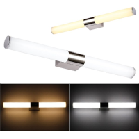 22W 55CM White/Warm White Aluminium LED Front Mirror Wall Light Modern Bathroom Lamp AC85 265V