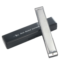 24 Holes Harmonica Double Tremolo Polyphony Key Of C Diatonic Harp Harmonica