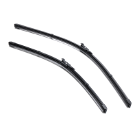 24 Inch + 19 Inch Front Windscreen Wiper Blades Set For Audi A3 05 12 Specific Flat