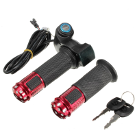 24V 36v 48v Scooter Ebike Electric Throttle Grip Handlebar With Led Digital Meter