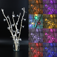 25 Led Cherry Blossom Tree Table Floor Lamp Home Room Night Light Decoration
