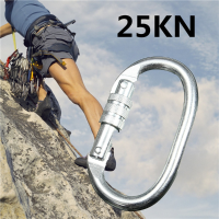 25Kn Carabiner Buckle Mountain Clambing Lock Safe Quick O Ring Tool