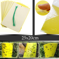 25X30cm Yellow Insect Sticky Trap Whiteflies Aphids Thrips Garden Pest Control Tool