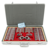 266Pcs Optometry Lens With 1 Optometry Test Frame Glasses Accessories