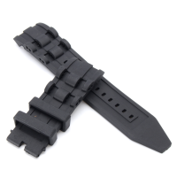 26Mm Rubber Black Watch Band Strap For Invicta Pro Diver 6977 6978 6981 6983