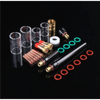 27Pcs Tig Welding Torch Nozzle Cup Tungsten Gas Lens Kit For Tig Wp 17/18/26