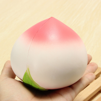 2Pcs 10cm Squishy Simulation Peach Slow Rising Squishy Fun Toys Decoration