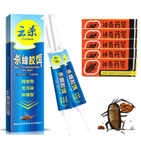 2Pcs 10g Cockroach Pesticide Control Gel 10pcs Insecticide Chalk Roaches Pest Killer Magic Pen