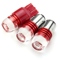 2Pcs 1156 1157 7443 3LED Car Red Turn Light Bulb Tail Brake Strobe Lamp Bulb