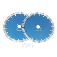 2Pcs 230mm Diamond Cutting Blades Discs Concrete Cut Tool For Angle Grinder