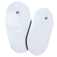 2Pcs 4x6cm Durable Tens Machine Electrode Pads For Massagers Self Adhesive Button